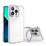 Etui i futerały do telefonów - König Design Etui kompatybilne z Apple iPhone 14 Pro Plastikowe, miękkie etui na telefon komórkowy - Fioletowe etui na telefon komórkowy - miniaturka - grafika 1