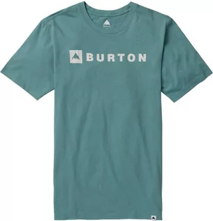 Koszulki męskie - t-shirt męski BURTON HORIZONTAL MOUNTAIN TEE Rock Lichen - grafika 1