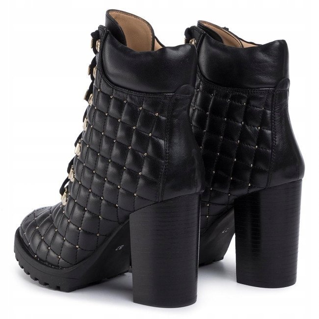 EVA MINGE BOTKI DAMSKIE CZARNE SKÓRA 40 WŁB
