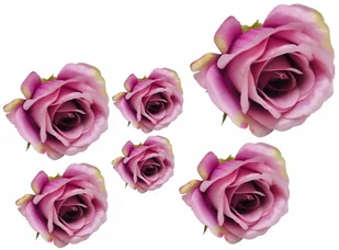 6X SZTUCZNY KWIAT RÓŻA główka do wiązanki stroiki grób cmentarz WIEŃCE - Sztuczne kwiaty - miniaturka - grafika 1