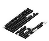 Klawiatury - NuPhy Gem mSA Double-shot PBT Keycaps Obsidian Black KCGEMMSAOBBL - miniaturka - grafika 1