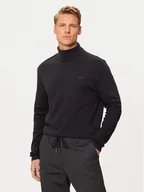 Koszulki męskie - Hechter Paris Golf 75001 142905 Czarny Regular Fit - miniaturka - grafika 1