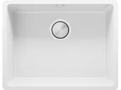 Zlewozmywaki - Primagran.pl Zlewozmywak podwieszany (podblatowy) granitowy jednokomorowy z dużą komorą XL Wenecja 60 Easy MW6KW-A0#P - miniaturka - grafika 1