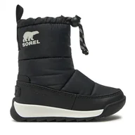 Buty dla chłopców - Śniegowce Sorel Whitney II Plus Puffy Wp 2088572010 Czarny - miniaturka - grafika 1