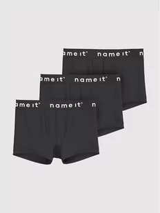 NAME IT Komplet 3 par bokserek 13208836 Czarny - Majtki dla dzieci - miniaturka - grafika 1