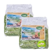 Karma dla gryzoni - NATURHOF SCHRÖDER Siano Naturhof Schröder z okolic Wezery z warzywami ogrodowymi, luźno wiązane 2x500 g - miniaturka - grafika 1