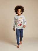 Piżamy chłopięce - Sinsay - Bawełniana piżama dwuczęściowa - szary - miniaturka - grafika 1