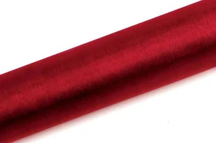 PartyDeco Organza gładka, czerwona, 0,16 x 9 m ORP16-007 - Pasmanteria - miniaturka - grafika 2