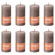 Aromaterapia - Rustykalne świece pieńkowe Shine, 8 szt., 100x50 mm, taupe Lumarko! - miniaturka - grafika 1