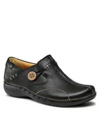 Półbuty damskie - Clarks Półbuty Un Loop 203128374 Czarny - miniaturka - grafika 1