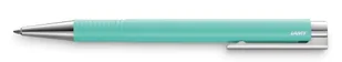 Lamy logo M+ długopis 204 – długopis z odpornego na pęknięcia tworzywa sztucznego w kolorze turkusowym Lagoon ze zintegrowanym zatrzaskiem – z wkładem o dużej pojemności – linia linii B - Długopisy - miniaturka - grafika 1
