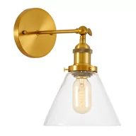 Lampy ścienne - KINKIET LAMPA ŚCIENNA LOFT MOSIĘŻNA NUBI - miniaturka - grafika 1