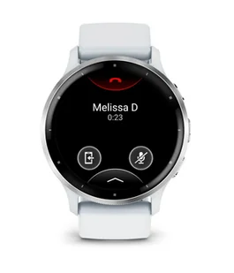 Garmin Venu 3 010-02784-00 - 45mm - srebrny bezel ze stali nierdzewnej z kopertą w kolorze whitestone i silikonowym paskiem - Smartwatch - miniaturka - grafika 1