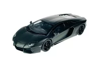 Samochody i pojazdy dla dzieci - WELLY LAMBORGHINI AVENTADOR LP700-4 CZARNY MAT 1:24 - miniaturka - grafika 1