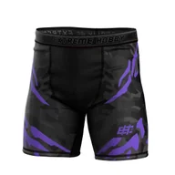 Kimona, stroje i obuwie - Spodenki Vale Tudo do MMA męskie EXTREME HOBBY BLACK PANTHER - miniaturka - grafika 1
