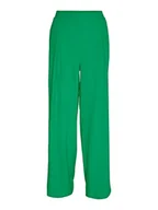 Spodnie damskie - VERO MODA Vmmymilo Hw Wide Pants WVN Ga spodnie damskie, jasnozielony, M - miniaturka - grafika 1
