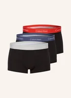 Majtki damskie - Calvin Klein Bokserki Icon Cotton Stretch Low Rise, 3 Szt. schwarz - miniaturka - grafika 1