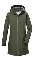 Kurtki damskie - G.I.G.A. DX Damska kurtka softshellowa Parka/Softshell z odpinanym kapturem GS 76 WMN SFTSHLL PRK, ciemnooliwkowa zieleń, 50, 42696-000 - miniaturka - grafika 1