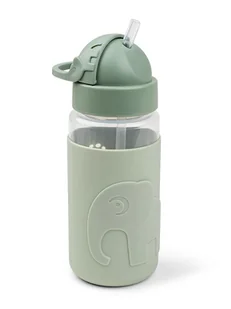 done by deer Bidon "Elphee" w kolorze zielonym - 350 ml - Sztućce dla dzieci - miniaturka - grafika 1