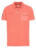 Koszulki męskie - Camel Active Koszulka polo w kolorze różowym - miniaturka - grafika 1