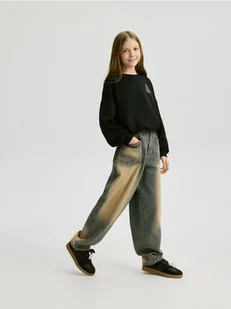 Reserved - Jeansy Skater - granatowy - Spodnie i spodenki dla dziewczynek - miniaturka - grafika 1