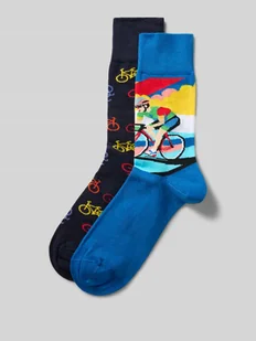 Skarpety z elastycznymi, prążkowanymi ściągaczami w zestawie 2 szt. - Skarpetki męskie Skarpety z elastycznymi, prążkowanymi ściągaczami w zestawie 2 szt. - Skarpetki męskie - miniaturka - grafika 1