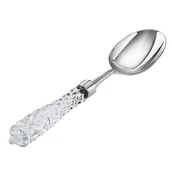 Pozostałe akcesoria kuchenne - Łyżka do sałaty posrebrzana z kryształową rączką CASANDRA VILLA ITALIA - miniaturka - grafika 1