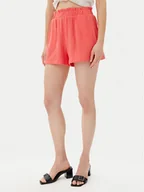 Spodenki damskie - Vero Moda Szorty materiałowe Natali 10279687 Różowy Baggy Fit - miniaturka - grafika 1