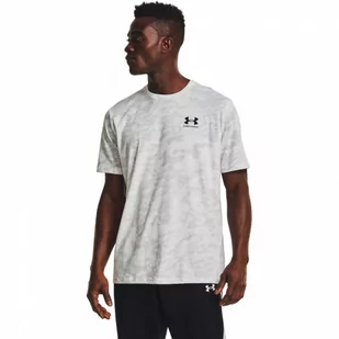 Męski t-shirt z nadrukiem UNDER ARMOUR UA ABC CAMO SS - biały - Koszulki sportowe męskie - miniaturka - grafika 1