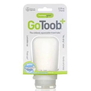 Podróżna silikonowa butelka na płyny Humangear GoToob+ M - clear - Butelki dla niemowląt - miniaturka - grafika 2