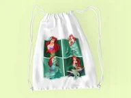 Torby szkolne - WOREK DO SZKOŁY WF/BUTY MAŁA SYRENKA + IMIĘ - miniaturka - grafika 1