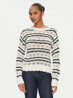 Swetry damskie - Guess Sweter W5GR35 Z3NJ0 Beżowy Regular Fit - miniaturka - grafika 1