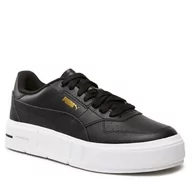 Buty dla dziewczynek - Sneakersy Puma Cali Court Lth Jr 394384 02 Puma Black-Puma White - miniaturka - grafika 1