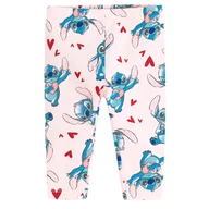 Spodnie i spodenki dla dziewczynek - Cool Club, Legginsy dziewczęce, różowe, Lilo i Stitch - miniaturka - grafika 1