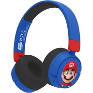 Słuchawki - OTL Technologies Super Mario Kids Wireless (SM1001) Niebieska - miniaturka - grafika 1