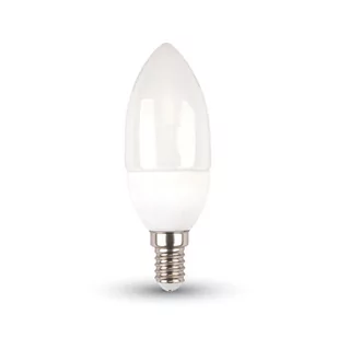 V-tac Żarówka LED VT-2033 E14 37X100MM 3W 6400K 250LM Termo plastik świeczka - Żarówki LED - miniaturka - grafika 1