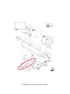 CNH SIŁOWNIK GARDZIELI 89830217 - Części i akcesoria do maszyn rolniczych - miniaturka - grafika 1