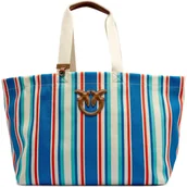 Torebki damskie - Pinko Torba plażowa | z dodatkiem skóry - miniaturka - grafika 1