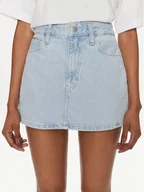 Spódnice - Calvin Klein Jeans Spódnica jeansowa J20J222828 Niebieski Slim Fit - miniaturka - grafika 1