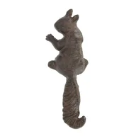 Wieszaki i stojaki - Wieszak ścienny wiewiórka z żeliwa - miniaturka - grafika 1