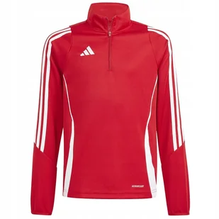 Bluza adidas TIRO 24 Training Top IR9361 czerwony 176 cm - Bluzy damskie - miniaturka - grafika 1