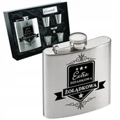 Piersiówki - ZESTAW PIERSIÓWKA KIELISZKI DZIEŃ DZIADKA GRAWER - miniaturka - grafika 1