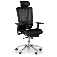 Fotele i krzesła biurowe - B2B Partner Krzesło biurowe LESTER M, czarny X3-01A-M/NT01+NT01 - miniaturka - grafika 1