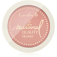 Pudry do twarzy - Lovely Róż do policzków - Lovely Natural Beauty Blusher Róż do policzków - Lovely Natural Beauty Blusher - miniaturka - grafika 1