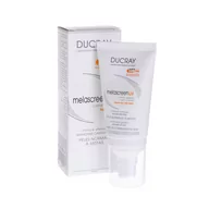 Balsamy i kremy do opalania - Ducray melascreen lekki krem SPF50+ 40 ml - miniaturka - grafika 1