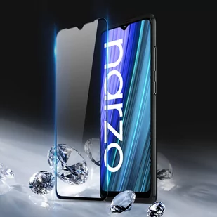 Dux Ducis 9D Tempered Glass wytrzymałe szkło hartowane 9H na cały ekran z ramką Realme Narzo 50A czarny (case friendly) - Szkła hartowane na telefon - miniaturka - grafika 4