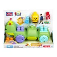 Klocki - Fisher Price Wędrująca gąsieniczka First Builders CNG22 - miniaturka - grafika 1
