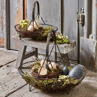 Pudła i pojemniki do przechowywania - Kosz, zestaw 2 szt. Serrie - miniaturka - grafika 1