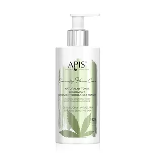 Apis Cannabis Home Care Naturalny tonik łagodzący na bazie hydrolatu z konopi 300ml - Toniki i hydrolaty do twarzy - miniaturka - grafika 1