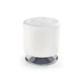 Pufy i podnóżki - Pufa Dora Biały Halmar - miniaturka - grafika 1